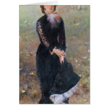 Retrato de señora Eduardo Pailleron, 1879 Tarjetón