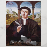Retrato de un notario de Quentin Massys Tarjetas Publicitarias