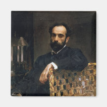 Retrato del artista Isaak Ilyich Levitan Iman