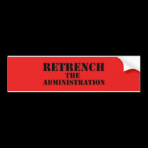 Retrech Admin Bumper Sticker bumper stickers