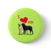 Retriever Pinback Buttons