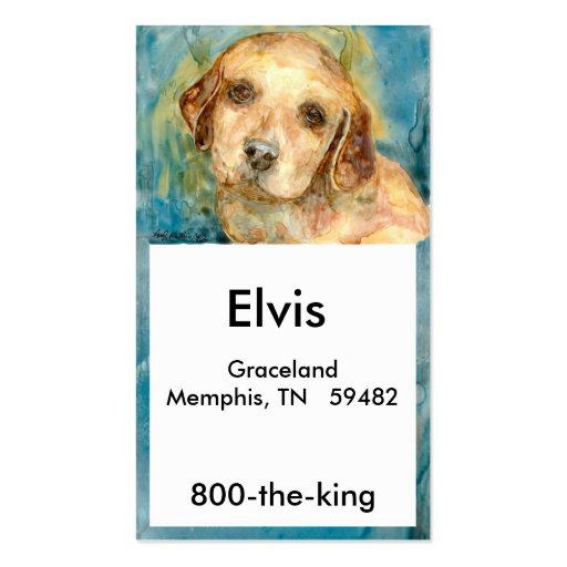 Retriever Puppy Biz Card Business Card Template