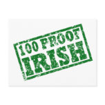 Retro 100 Proof Irish Postcard