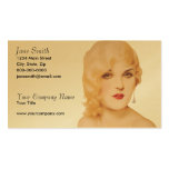 Retro 1930s Pinup Business Cards
