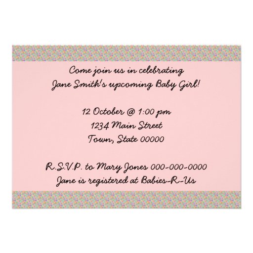 Retro 1940s Baby Shower Personalized Invite