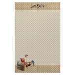 Retro 1940s Digs Stationery Paper