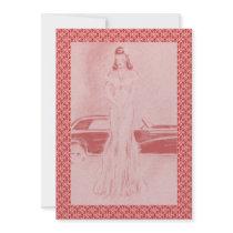 Retro 1940s Dinner & Dancing Invitation