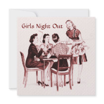 Retro 1940s Girls Night Out Personalized Invite