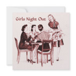 Retro 1940s Girls Night Out Personalized Invite