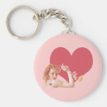 Retro 1940s Love Keychains