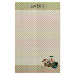 Retro 1940s Office Stationery Design