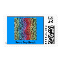 Retro 1950 / 1960 Pop Beads Stamp