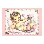 Retro 1950s Baby Shower Personalized Invite