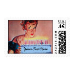Retro 1950s Birthday Stamp