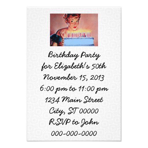 Retro 1950s Birthday V2 Announcement