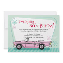 Retro 1950's Invitation