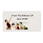Retro 1950s Kitchen Labels