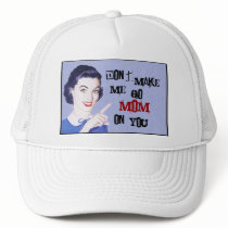Retro 1950s Mom Mesh Hats