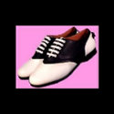 Retro 1950s Saddle Shoe ~ 2 cool 2 B 4-gotten sticker
