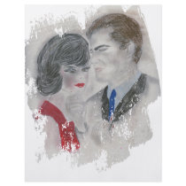 Retro 1960s Couple Splash flyers