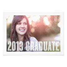 RETRO 2013  | GRADUATION INVITATION