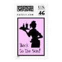 Retro 50s Car Hop Postage postage by Regella Retro 50s Car Hop Postage postage