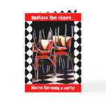 Retro 50's Custom Party Invitation Greeting Cards