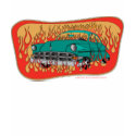 Retro '54 Chevy In Flames Kid's T-shirt by vulture_kulture Retro '54 Chevy In Flames Kid's T-shirt