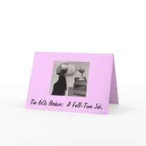 Retro 60s Hairdo Greeting Card
