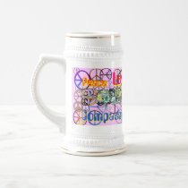 Retro 60's Peace Signs GalorePeace Love Compassion mugs