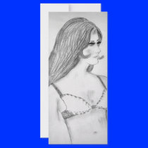 Retro 70's Fashion Model Rack Cards