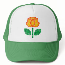 Retro 70s Flower Caps hats by ne1512BLVD Retro 70s Flower Caps hats