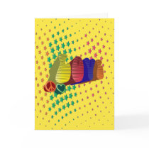 Retro 70's Love cards