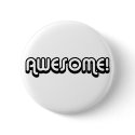 Retro 80s Awesome! Design buttons by angela65 Retro 80s Awesome! Design buttons