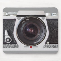 Retro 80s Camera Effect On a Mouse Mat Mouse Pads