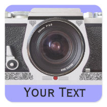 Retro 80s Camera Effect Sheet of Stickers