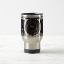 Retro 80s Camera Effect Travel Mug