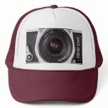 Retro 80s Camera Head Cam Effect On A Hat