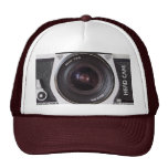 Retro 80s Camera Head Cam Effect On A Hat