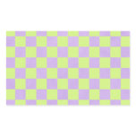 retro 80's neon yellow green and purple checkered rectangle stickers