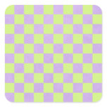 retro 80's neon yellow green and purple checkered square sticker