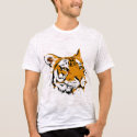 Retro 80's Tiger Illustration Burnout T-Shirt
