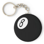 Retro 8-Ball keychains
