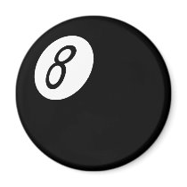 Retro 8-Ball Magnet