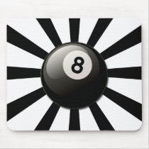 RETRO 8 BALL mousepads by dgpaulart RETRO 8 BALL mousepads