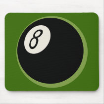 Retro 8-Ball Mousepad