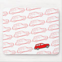 retro 95 outline mousepad in red by griffingear retro 95 outline mousepad in red