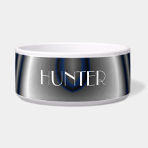Retro Abstract ~ Dog Bowl