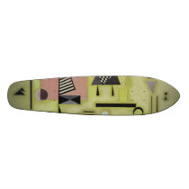Retro Abstract Skate Board Deck