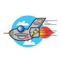 retro aeroplane jet cut outs